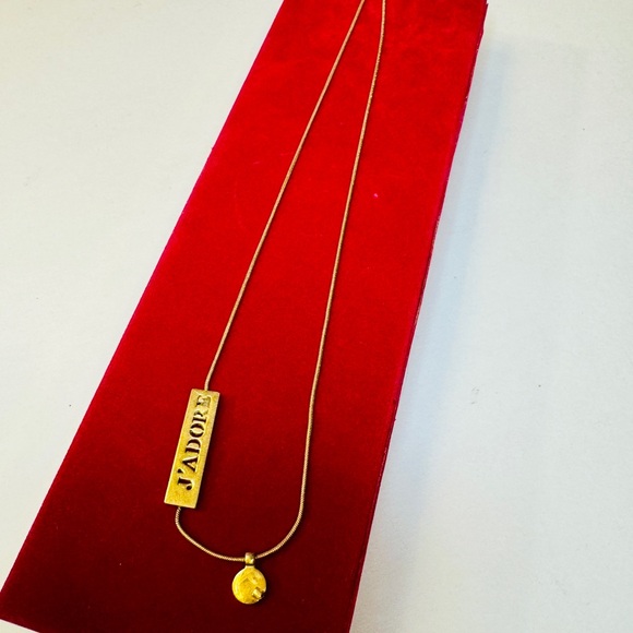 Dior Gold J'ADORE Pendant Necklace - Picture 15 of 15